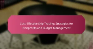 Skip tracing rentabilă: strategii pentru organizații nonprofit și gestionarea bugetului