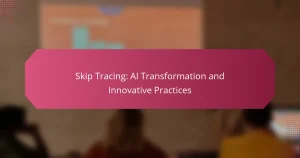 Skip Tracing: Transformarea AI și Practici Inovatoare