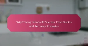 Skip Tracing: Succesul organizațiilor nonprofit, studii de caz și strategii de recuperare
